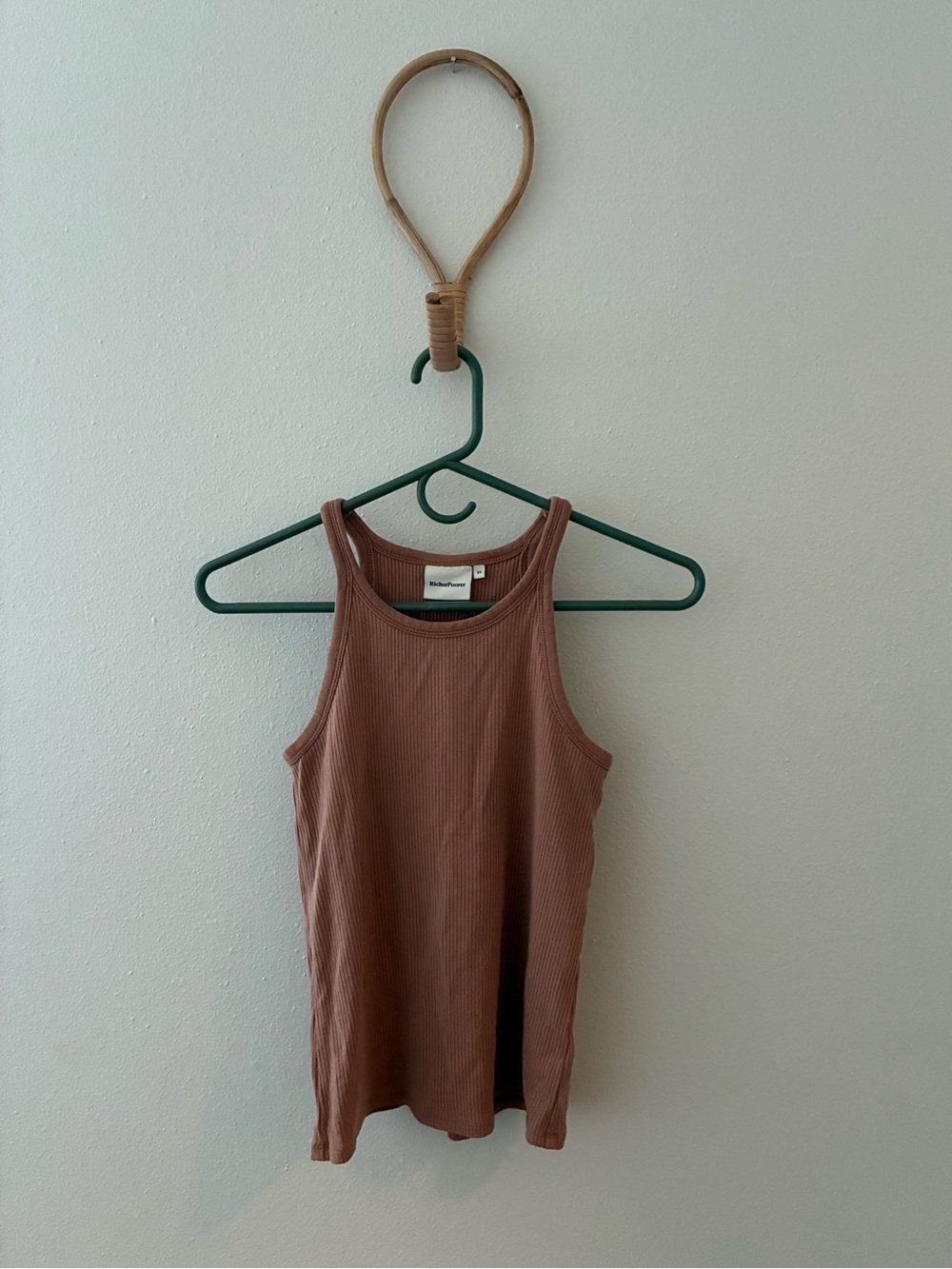 Richer Poorer Vintage Rib Tank in Rust